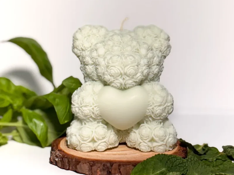 Bougie_flowerbear_vert_Amaïa_bougie_sillingy