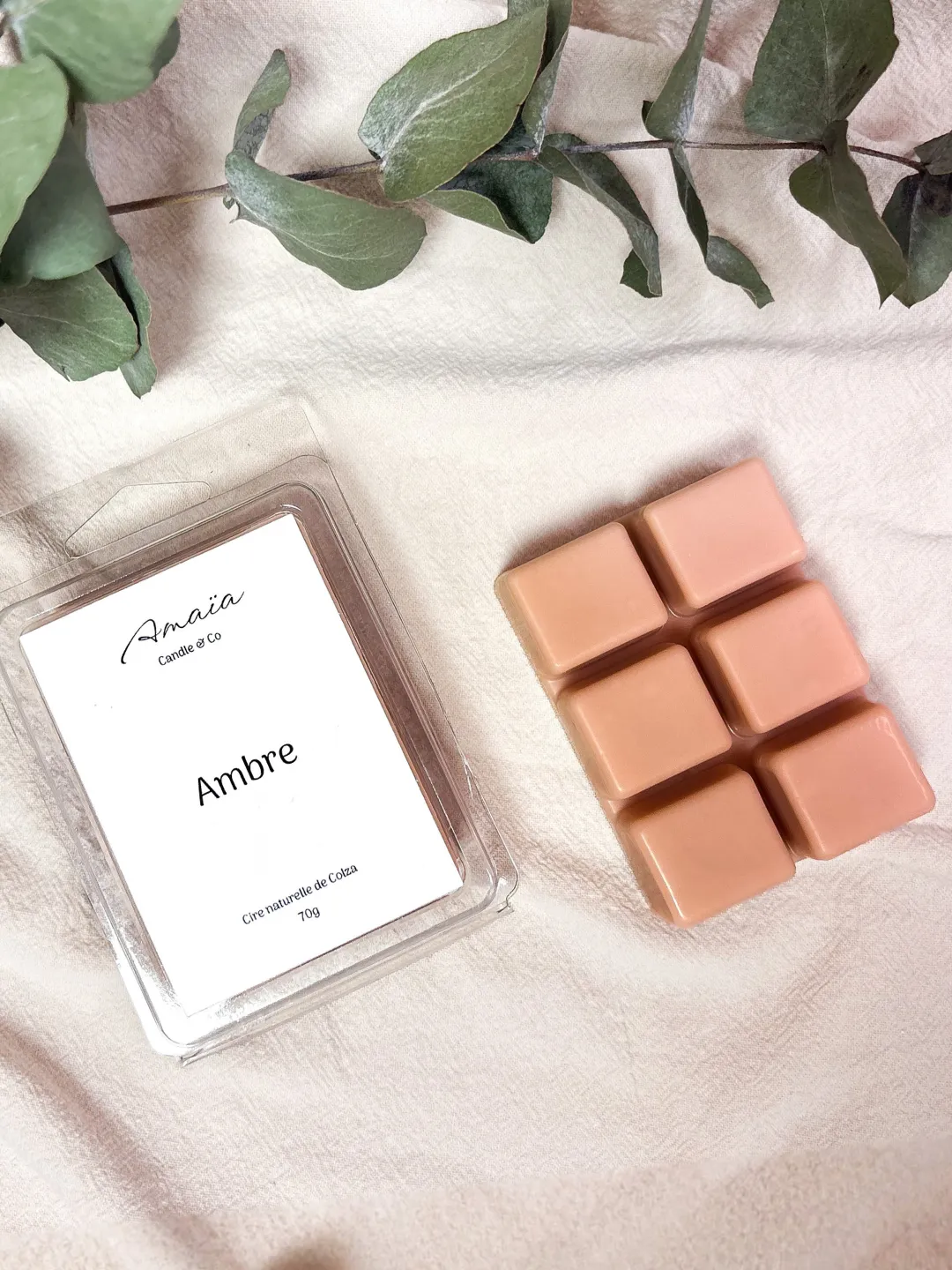 Fondant ambre Amaïa bougie sillingy
