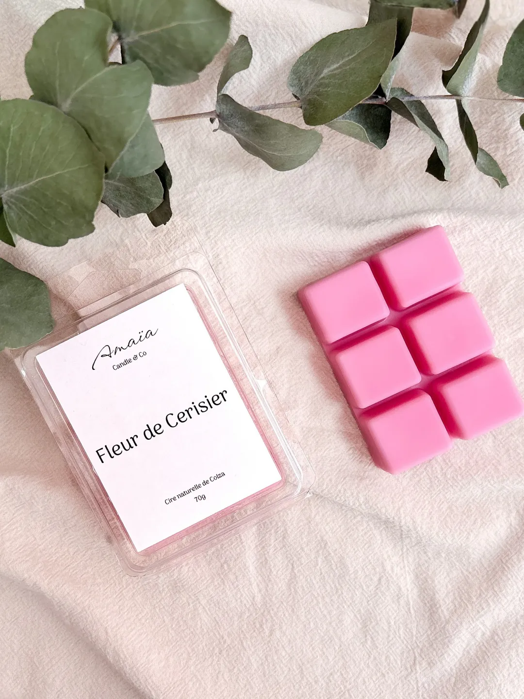 Fondant fleur de cerisier Amaïa bougie sillingy