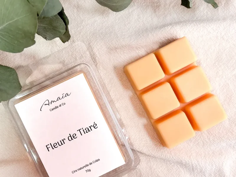 Fondant fleur de tiaré Amaïa bougie sillingy