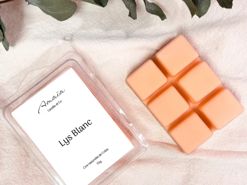 Fondant lys blanc Amaïa bougie sillingy