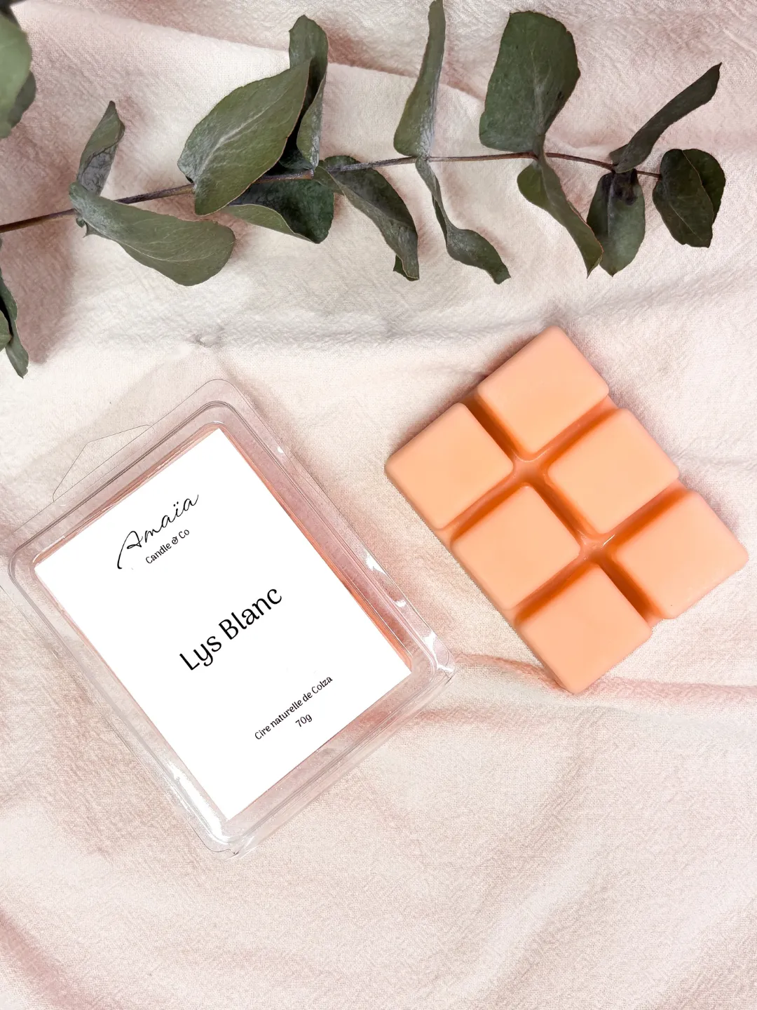 Fondant lys blanc Amaïa bougie sillingy